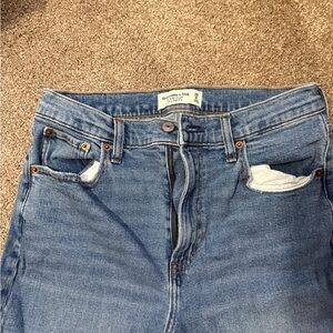 Abercrombie & Fitch High Rise Light Blue Jeans